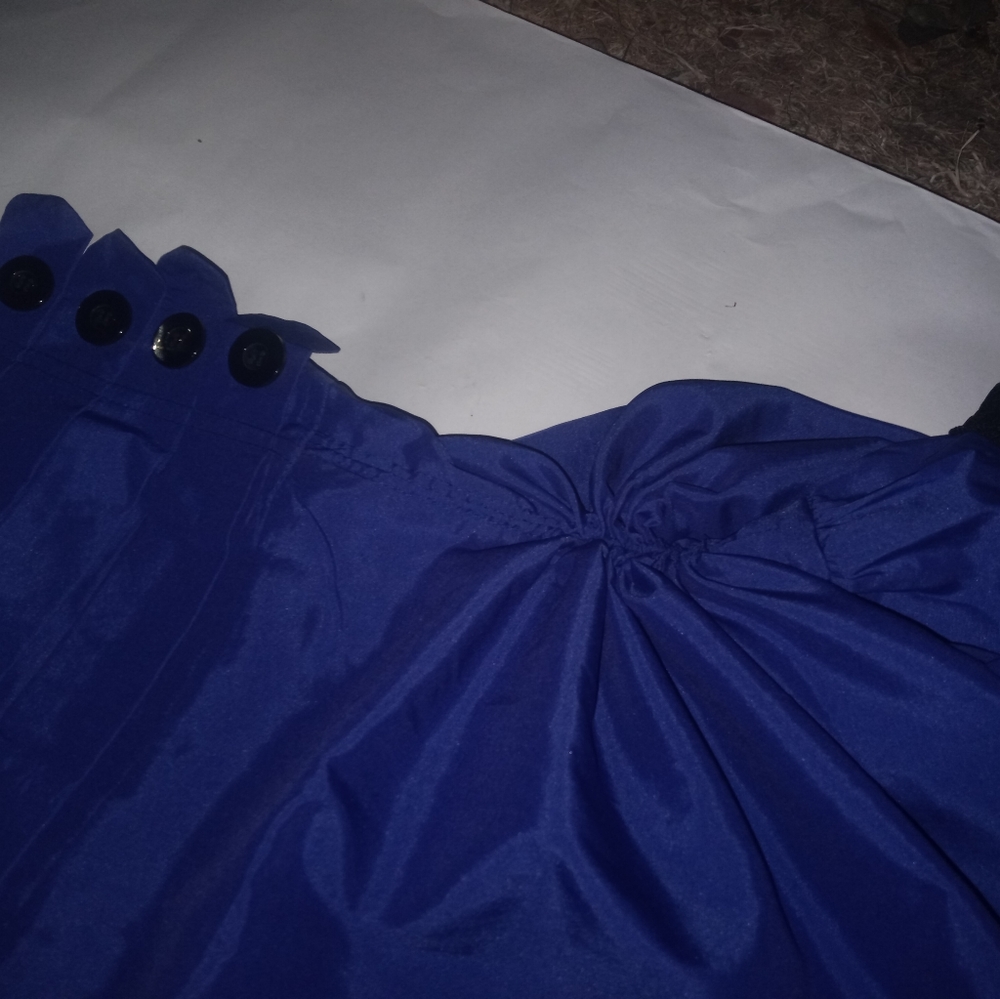 Blue Renaissance/Victorian style cinch skirt - Picture 5 of 11